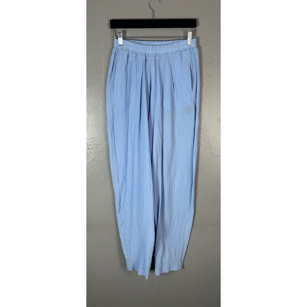 Albus Lumen blue 100% Cotton Pants Size 10 Not Stained/can See Black Tag